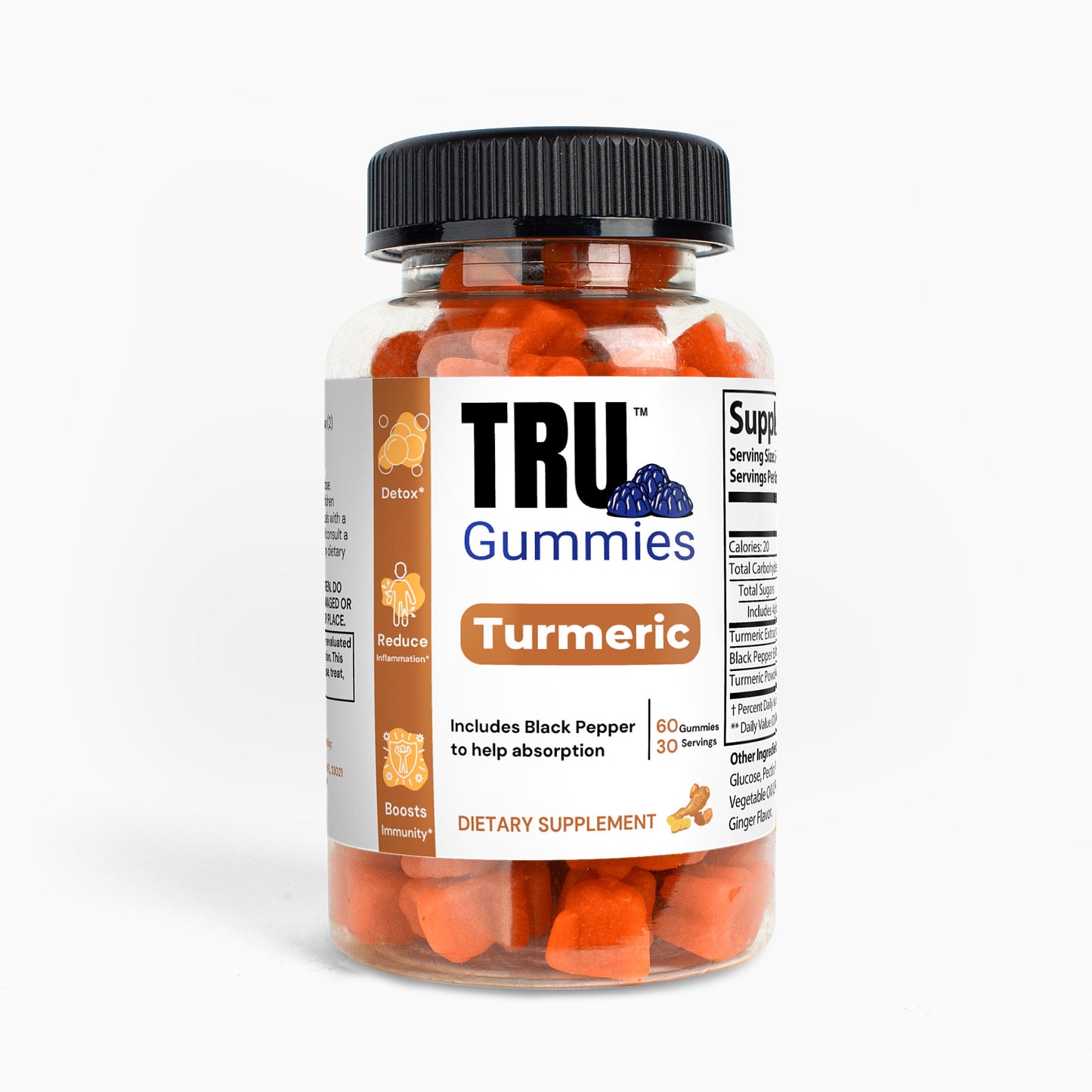 Turmeric Gummies Ginger Flavor