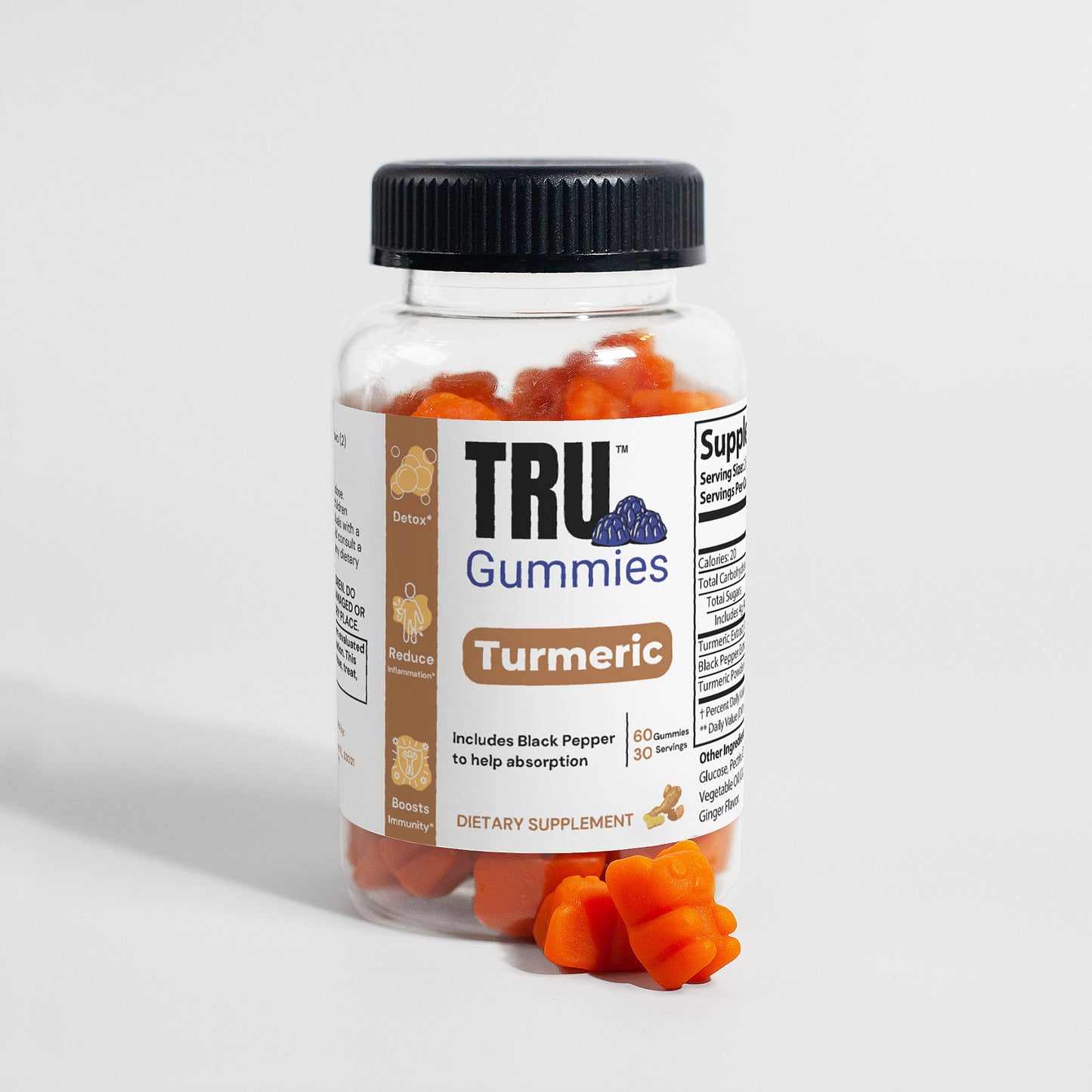 Turmeric Gummies Ginger Flavor